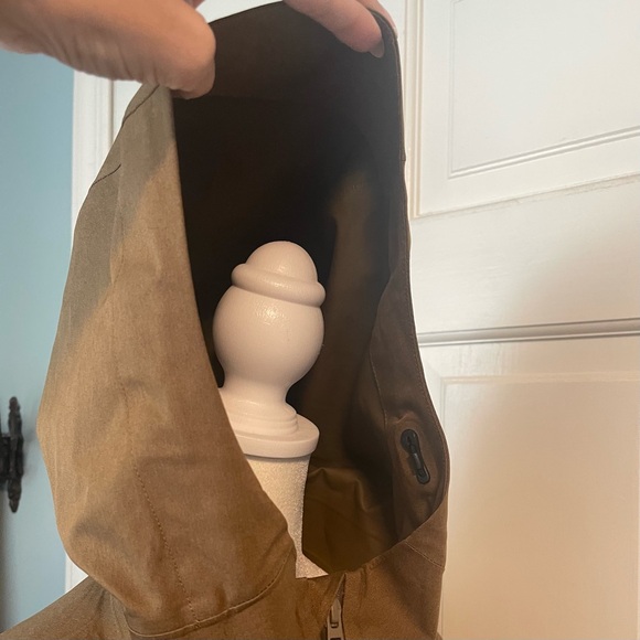 Uniqlo Blocktech Parka Brown XL Waterproof Rain Jacket Windbreaker Outdoor - Picture 11 of 14